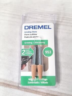Dremel 953 Aluminum Oxide Grinding Stone 2 Pieces OEM New Sealed